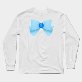 Sailor Mercury-inspired Ribbon Long Sleeve T-Shirt